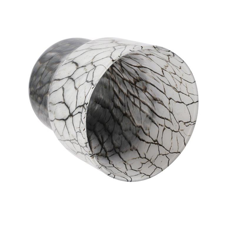 Home Decor Modern Abstract Craft Blue Tabletop GlassVase 16.5*20 cm