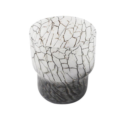 Home Decor Modern Abstract Craft Blue Tabletop GlassVase 16.5*20 cm