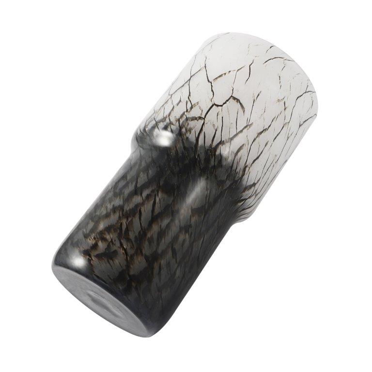 Home Decor Modern Abstract Craft Blue Tabletop GlassVase 15*30 cm