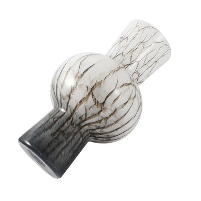 Home Decor Modern Abstract Craft Blue Tabletop GlassVase 22.5*41.5 cm