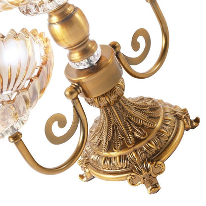 Moroccan Glass Craft Deco Plates Gold Vase Wedding Table Centrepiece 40*31 cm