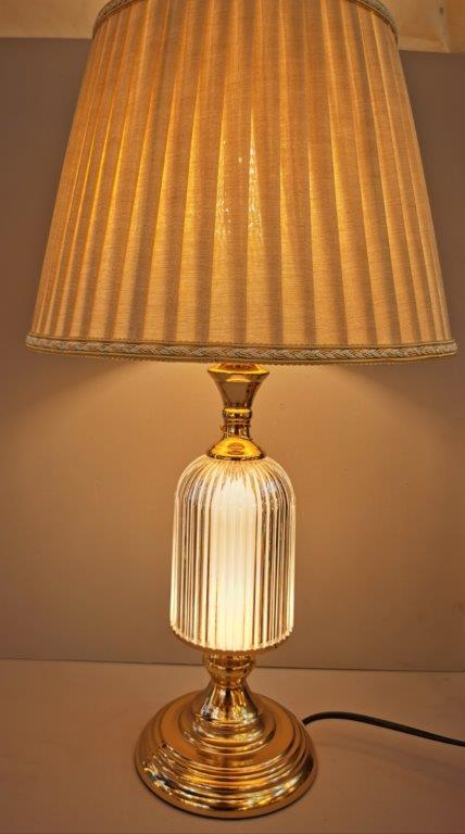 Home Decor Bedside Desktop Table Lamp Metal Base Color Shade 30*50 cm
