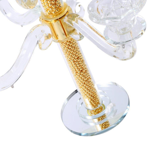 Home Decor Crystal Decor Table Top Candleholder 9 Arms  45 cm