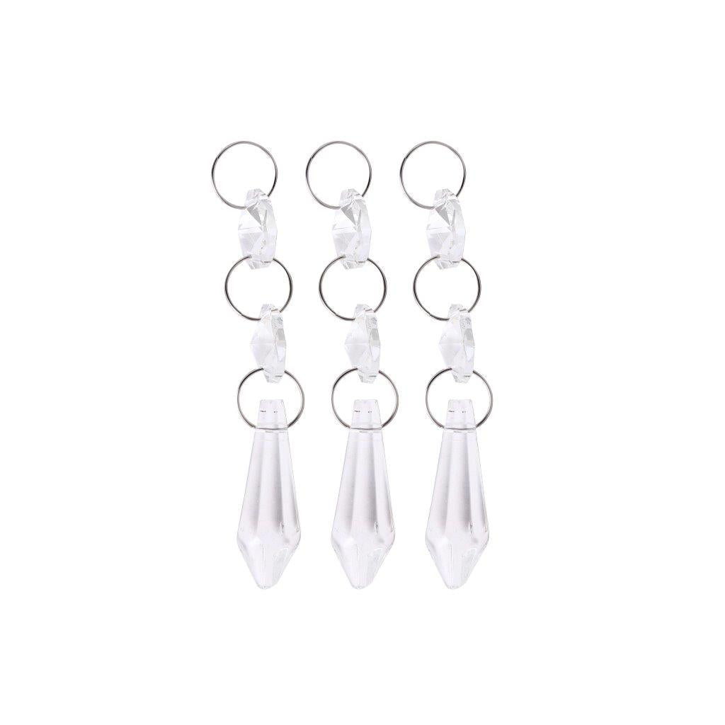 Home Decor Crystal Decor Table Top Candleholder 9 Arms  45 cm