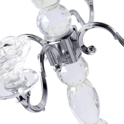 Home Decor Crystal Decor Table Top Candleholder 5 Arms 48 cm