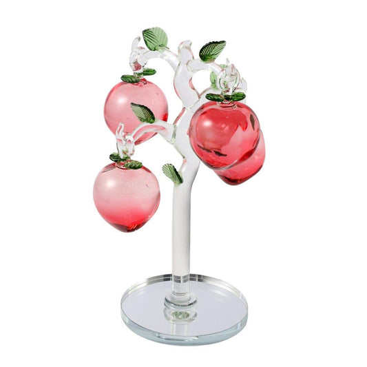 Home Decor Crystal Glass Fruit Tree 17.5 cm