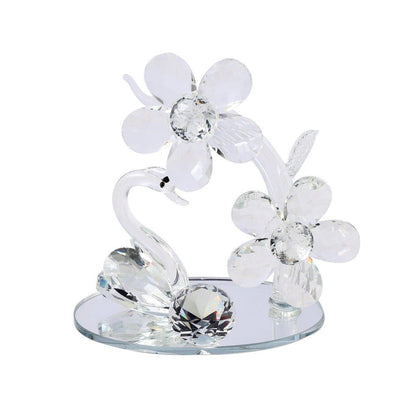 Home Decor Crystal Glass Sunflower 14.5*12.5 cm