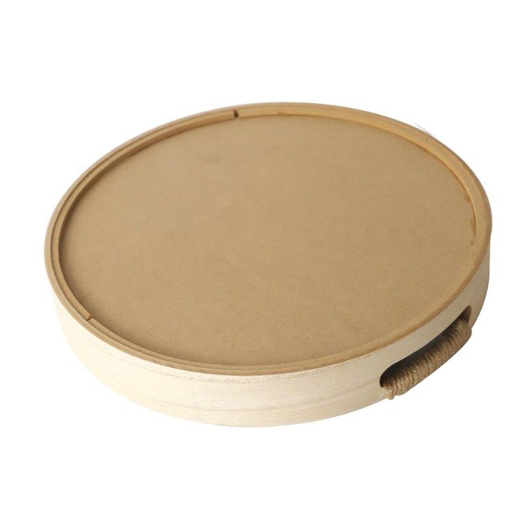 Abstract Deco Food Tray MDF Rectangle Serving Tray Set of 2 Pcs