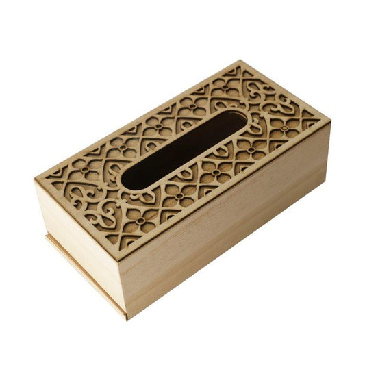 Premium Quality Abstract Design MDF Rectangular Tissue Box Napkin Holder
