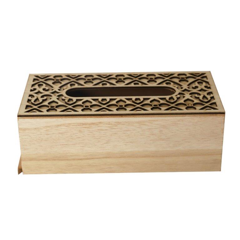 Premium Quality Abstract Design MDF Rectangular Tissue Box Napkin Holder