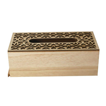 Premium Quality Abstract Design MDF Rectangular Tissue Box Napkin Holder