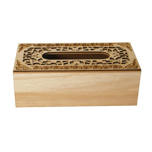 Premium Quality Abstract Design MDF Rectangular Tissue Box Napkin Holder