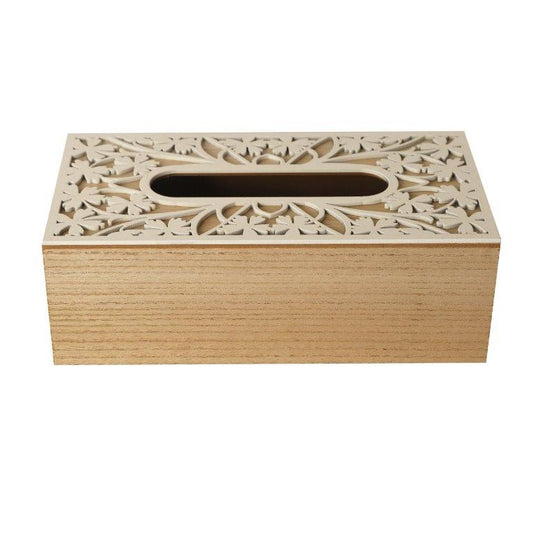 Premium Quality Abstract Design MDF Rectangular Tissue Box Napkin Holder