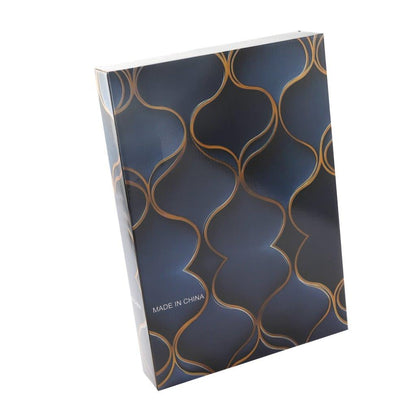 Abstract Deco Food Tray MDF Rectangle Serving Tray Set of 2 Pcs 30*20/36*25 cm