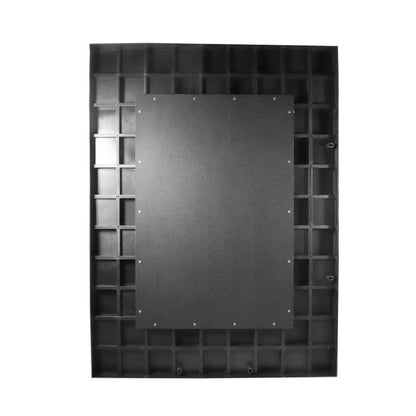 Decorative Abstract Design Rectangle Gold Frame Wall Mirror 60*80 cm