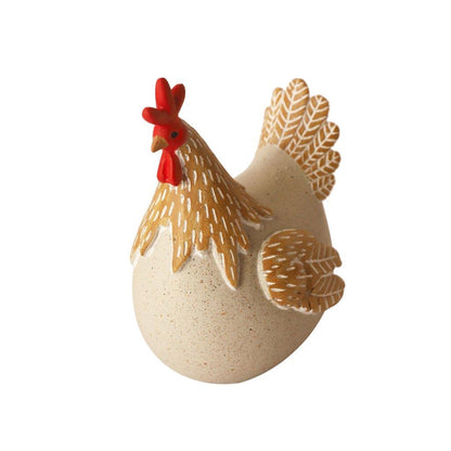 Sculpture Statue Resin Figurine Chicken 12*9*16 cm