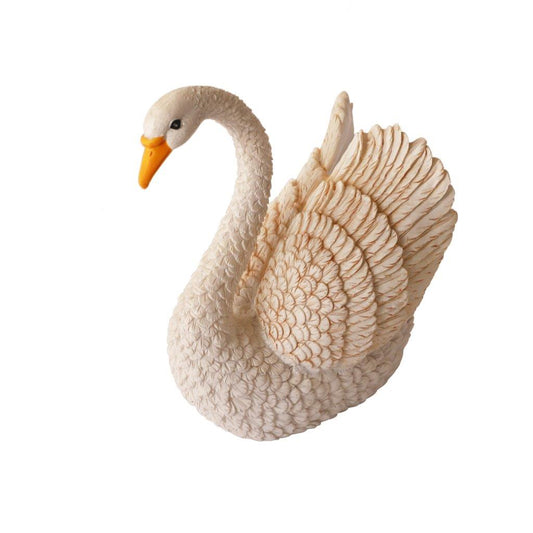 Sculpture Statue Resin Figurine Swan 15*9*18 cm