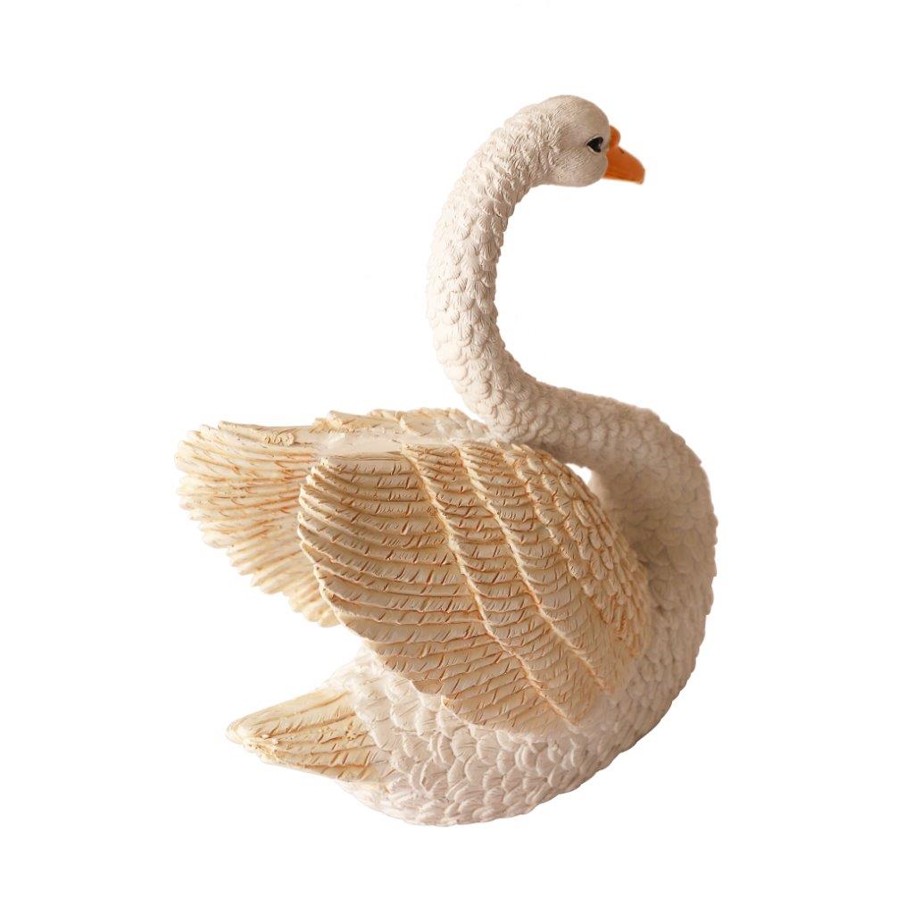 Sculpture Statue Resin Figurine Swan 20*11*22 cm