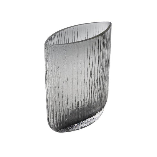 Home Decor Tabletop Fluorescent Color Glass Vase Abstract Shape**