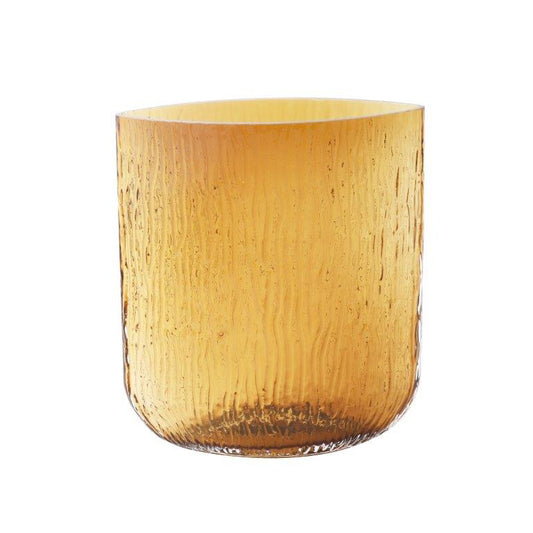 Home Decor Tabletop Fluorescent Color Glass Vase Abstract Shape**