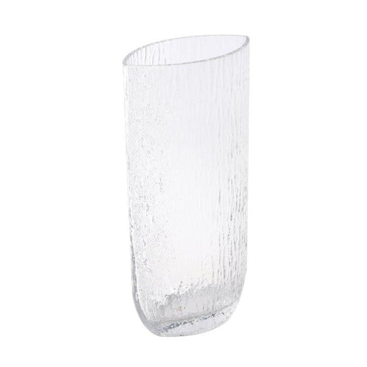 Home Decor Tabletop Fluorescent Color Glass Vase Abstract Shape**