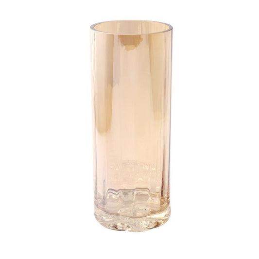 Home Decor Tabletop Fluorescent Color Glass Vase Abstract Shape**