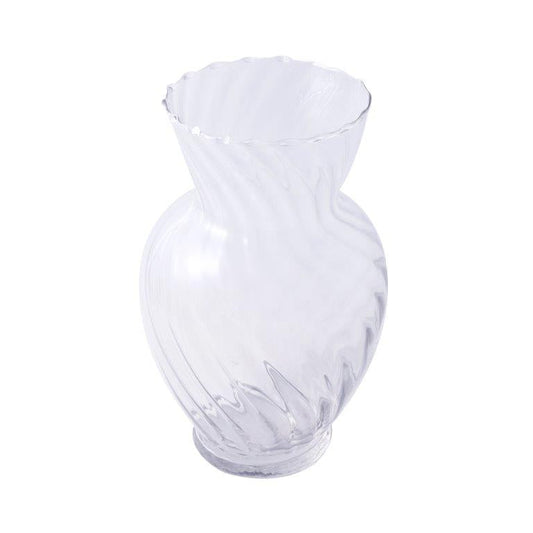 Home Decor Tabletop Fluorescent Color Glass Vase Abstract Shape**