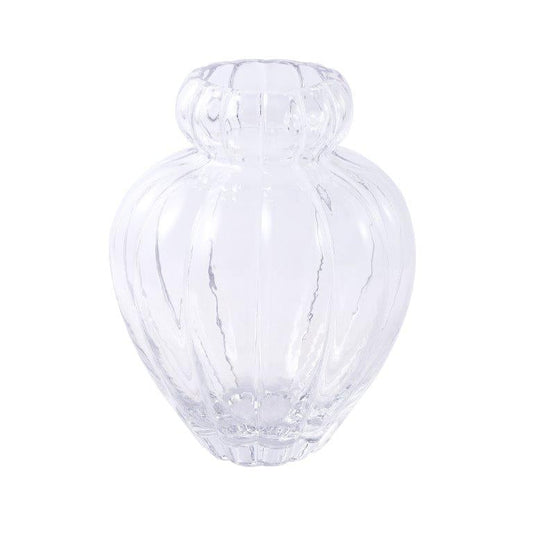 Home Decor Tabletop Fluorescent Color Glass Vase Abstract Shape**