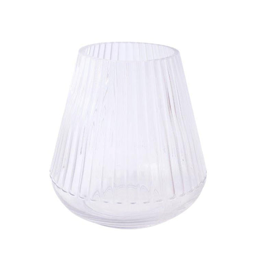 Home Decor Tabletop Fluorescent Color Glass Vase Abstract Shape**