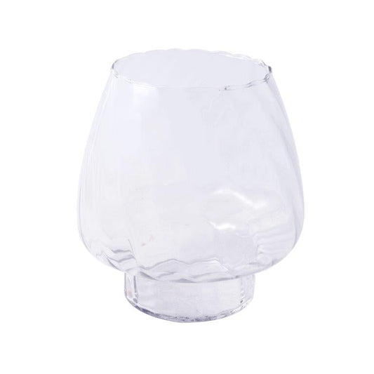 Home Decor Tabletop Fluorescent Color Glass Vase Abstract Shape**