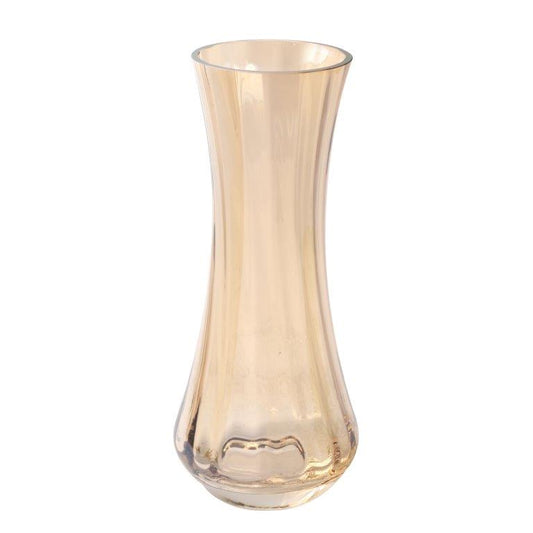 Home Decor Tabletop Fluorescent Color Glass Vase Abstract Shape**