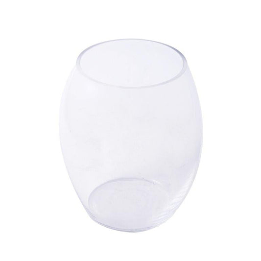 Home Decor Tabletop Fluorescent Color Glass Vase Abstract Shape**