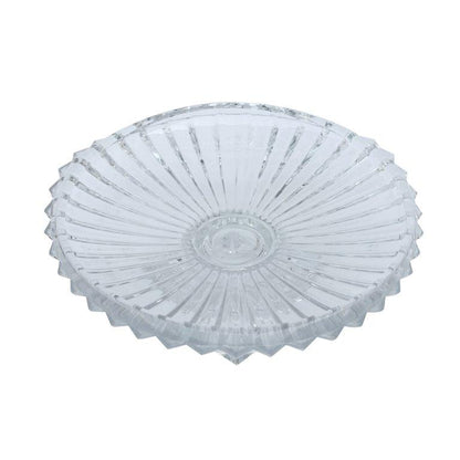 Crystal Glass Round Footed Cake Stand