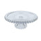 Crystal Glass Round 2 Tier Cake Stand