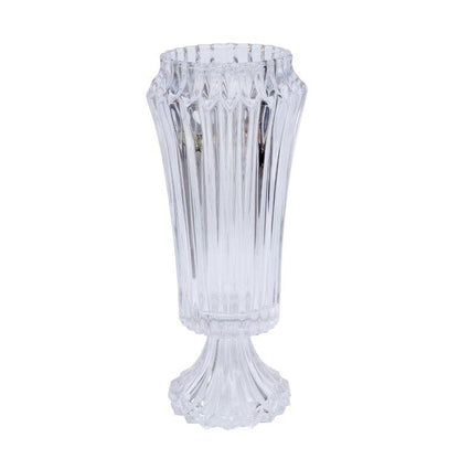 Home Decor Tabletop Crystal Cut Glass Vase