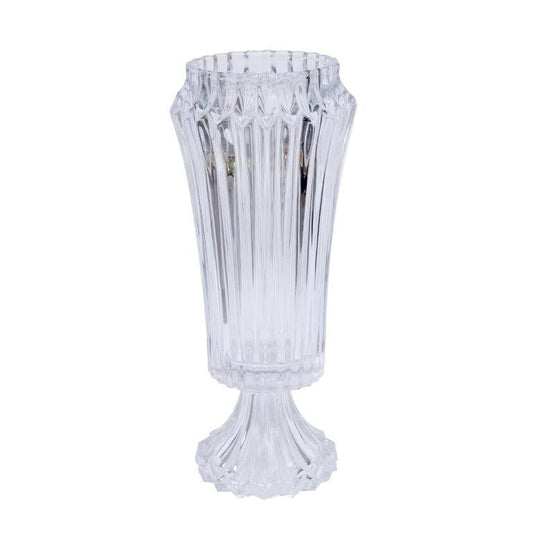Home Decor Tabletop Crystal Cut Glass Vase
