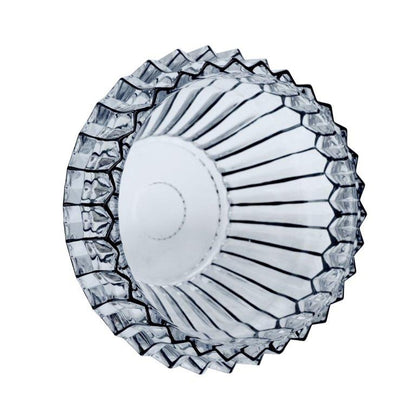 Crystal Glass Round Shape Fruit Bowl