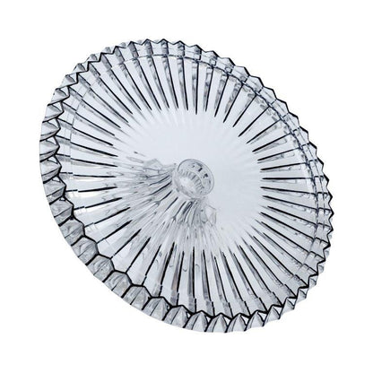 Crystal Glass Round Footed Cake Stand