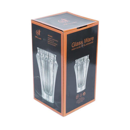 Home Decor Tabletop Crystal Cut Glass Vase