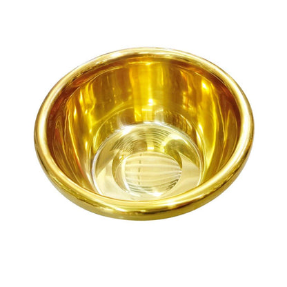 Gold Plated Stainless Steel Multipurpose Basin Bowl 28 cm