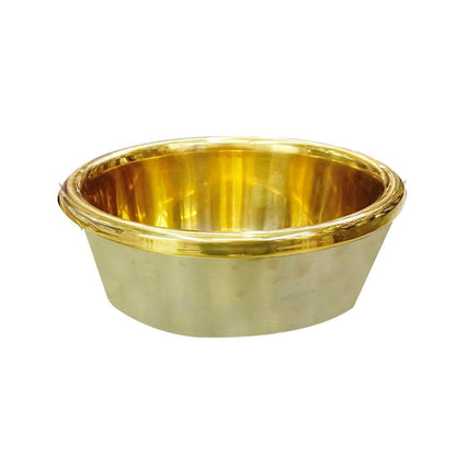 Gold Plated Stainless Steel Multipurpose Basin Bowl 28 cm