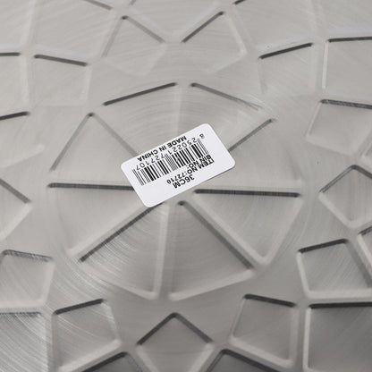 Silver Plated Stainless Steel Round Serving Tray 32 cm