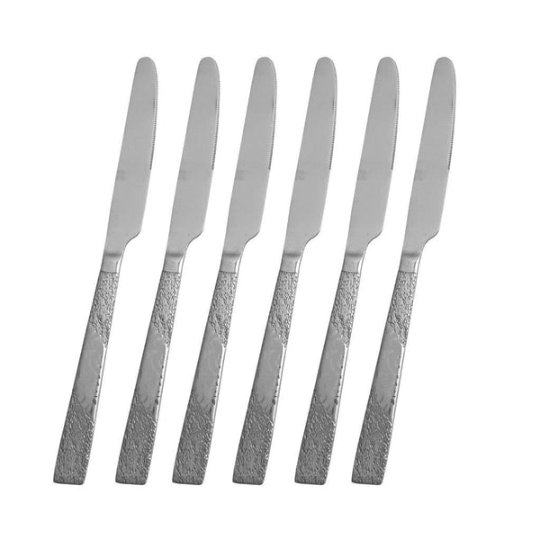 Stainless Steel Table Knife Set of 6 Pcs ** 22.6 cm