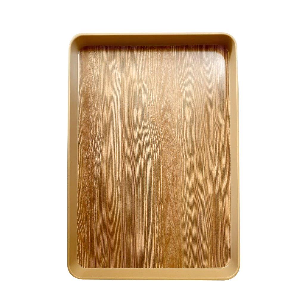 High Quality Marble Pattern Rectangular Melamine Serving Tray 39*27 cm