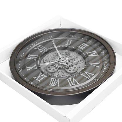 Decorative Mechanical Display Analog Wall Clock 60 cm