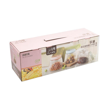 MultipurposeAirtight Glass Storage Jar 9*14.5 cm