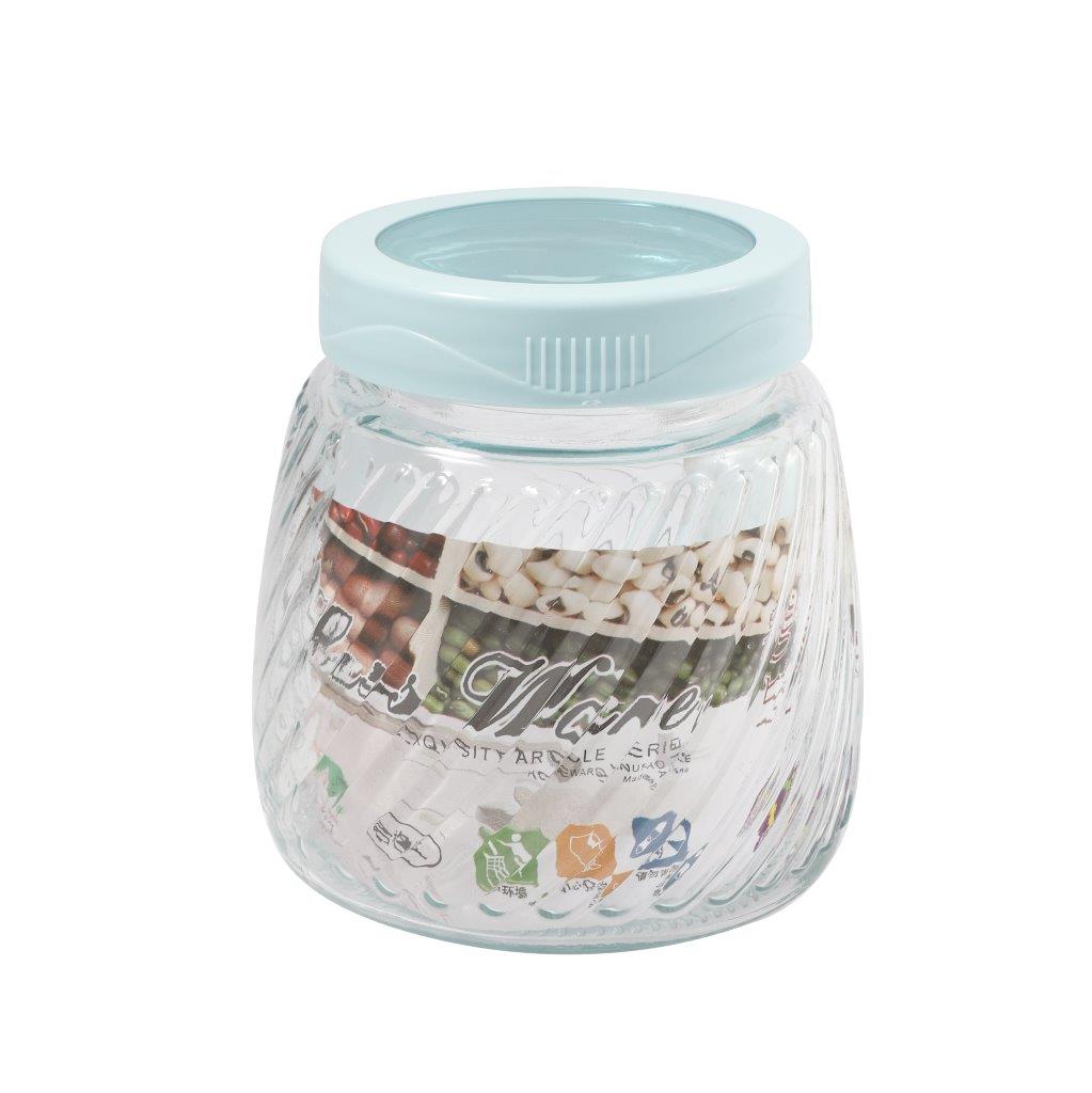 MultipurposeAirtight Glass Storage Jar 9*14.5 cm