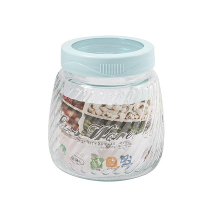 MultipurposeAirtight Glass Storage Jar 9*14.5 cm