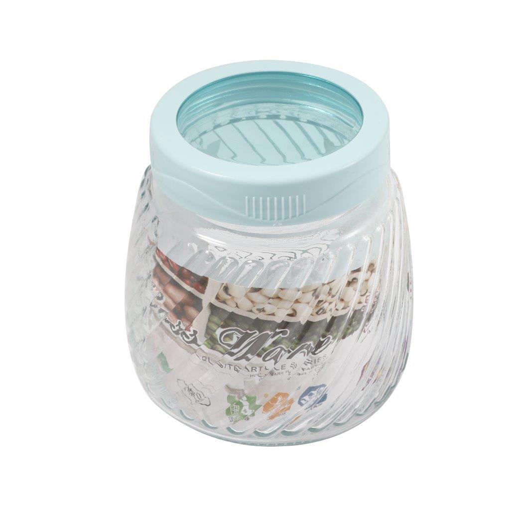 MultipurposeAirtight Glass Storage Jar 9*14.5 cm