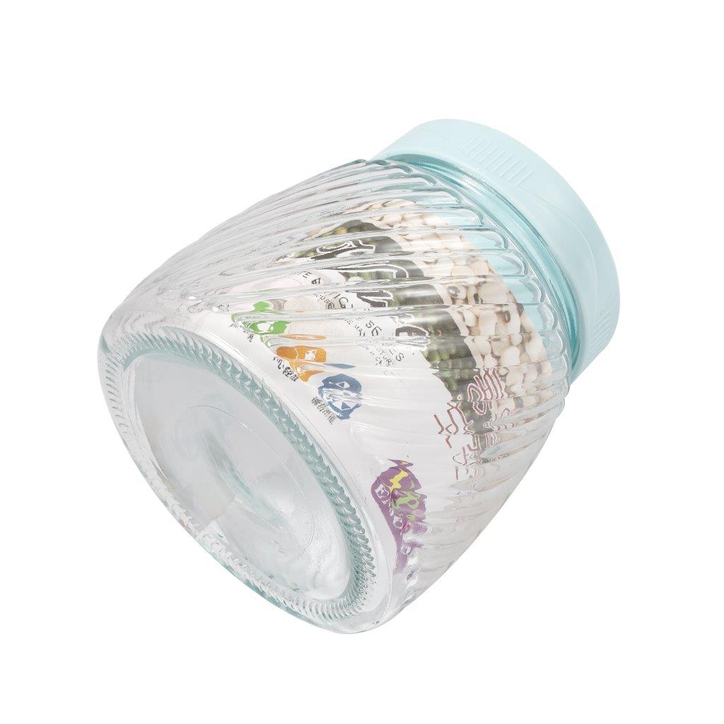 MultipurposeAirtight Glass Storage Jar 9*14.5 cm